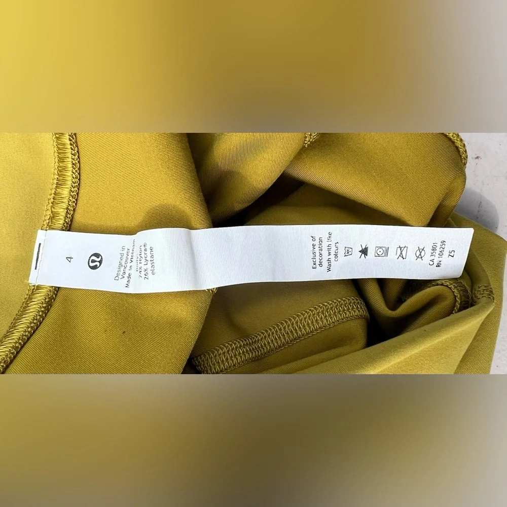 Lululemon InStill High-Rise Tight 25" Size 4 Auric Gold - Picture 5 of 7